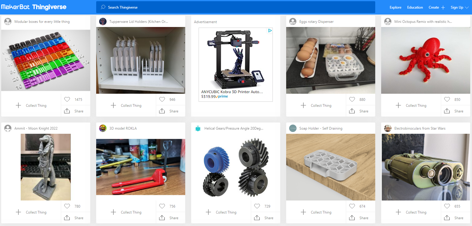 Thingiverse（T站）