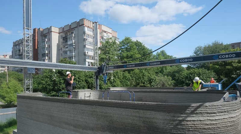 Team4UA 和 3DCP-Group 倡议在乌克兰利沃夫使用3D打印技术重建学校