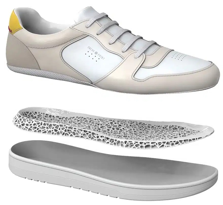 SNEAKPRINT 推出采用3D 打印中底的可定制运动鞋 RetroTechV1