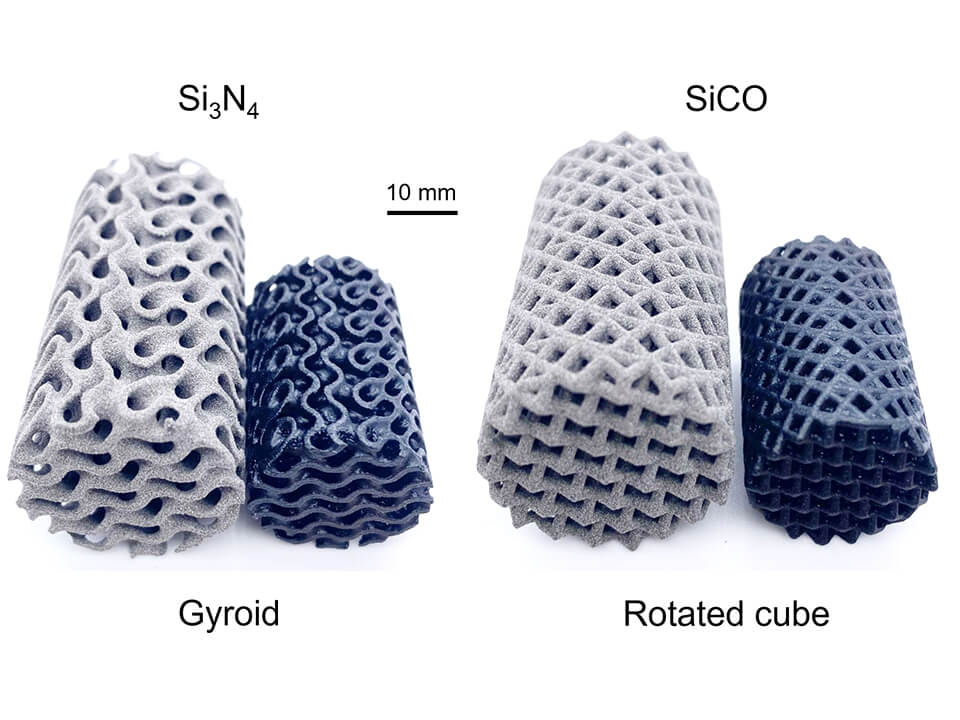 瑞士应用科学大学通过混合3D打印工艺成功地3D打印出复杂的陶瓷结构