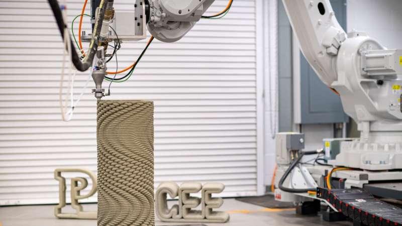 研究人员使用激光优化水泥打印 并通过创新设计和功能开发优质材料