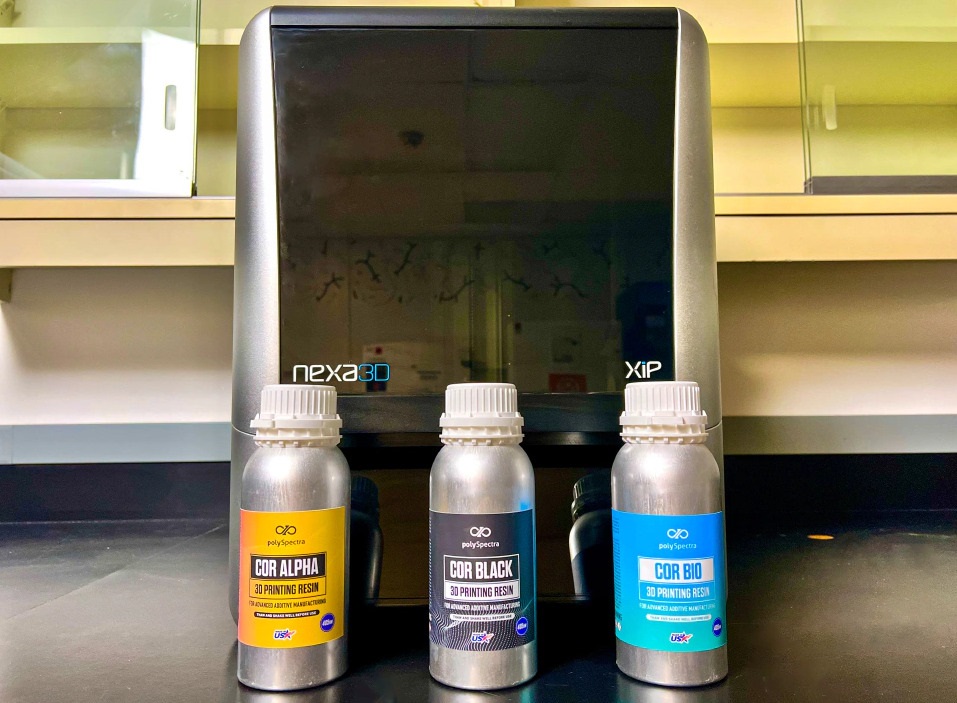 polySpectra 和 Nexa3D 将推出 超坚韧的3D打印树脂COR材料