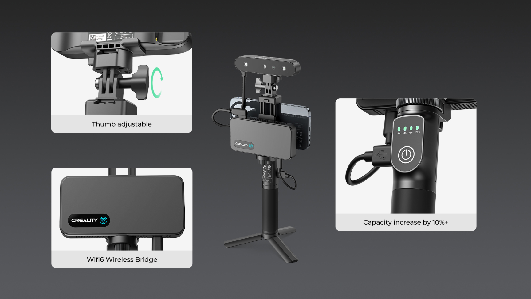 Creality 推出无线 CR-Scan Ferret Pro 3D 扫描仪