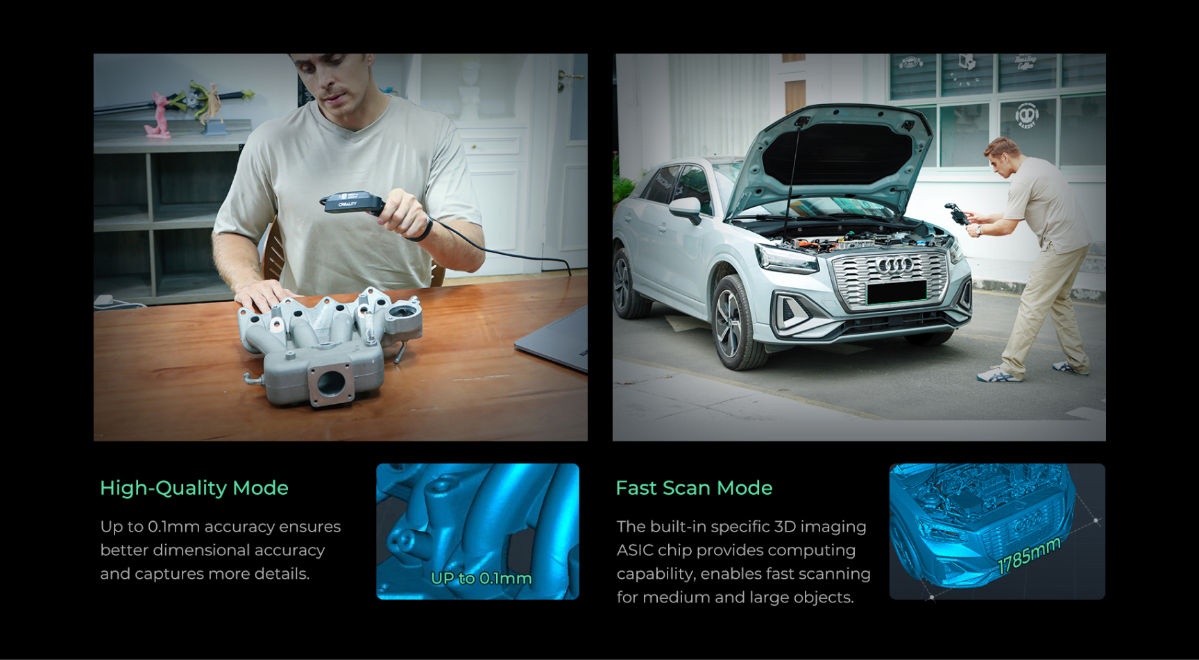 Creality 推出无线 CR-Scan Ferret Pro 3D 扫描仪