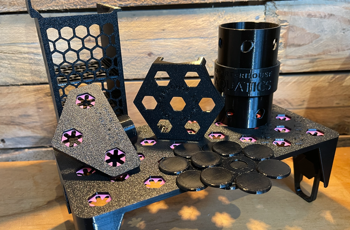 Charterhouse Aquatics 使用3D打印其珊瑚礁水族箱40多种产品