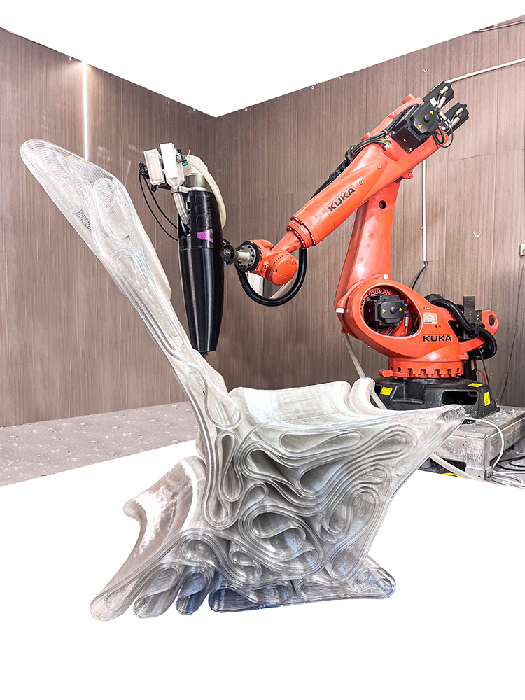 3D打印的 Thallus 椅子 体现了技术、美学和可持续发展的融合