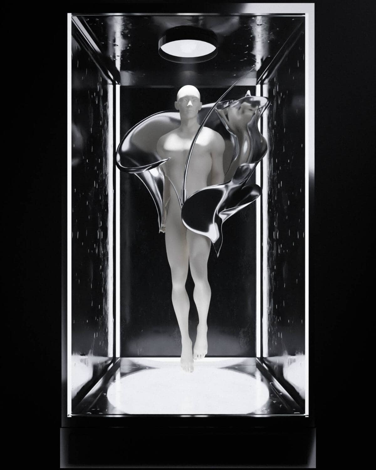 Nicola Formichetti 在伦敦时装周上展示 3D打印艺术与人工智能服装的融合