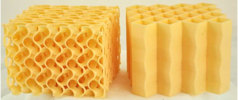 研究人员使用3D打印技术来改善运动中的冲击保护