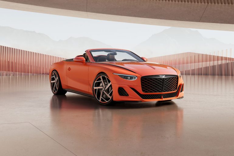 新款宾利Batur敞篷车采用3D打印排气饰条