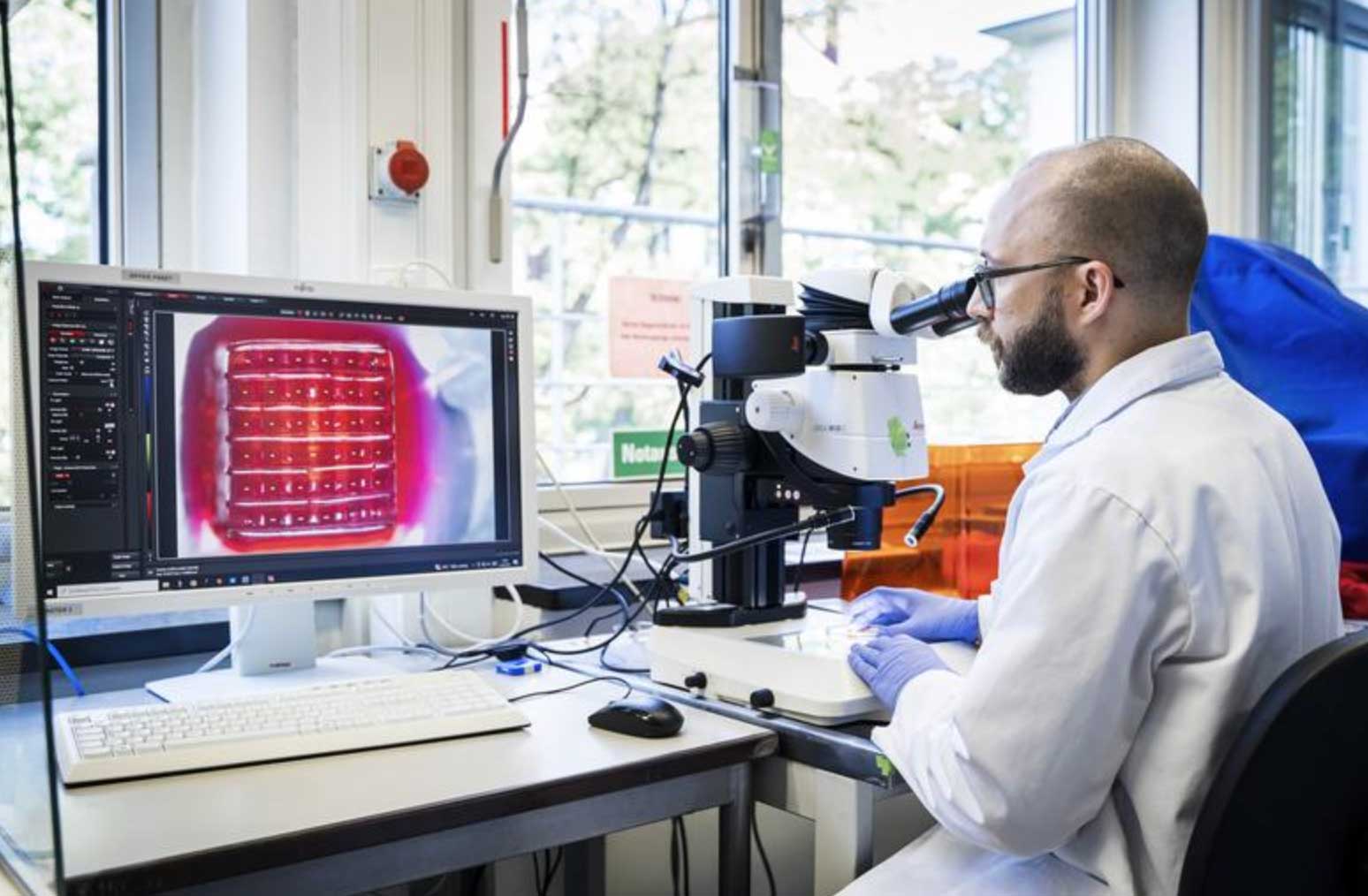 慕尼黑应用科学大学开发出经济实惠的生物3D打印：只需按一下按钮即可打印组织