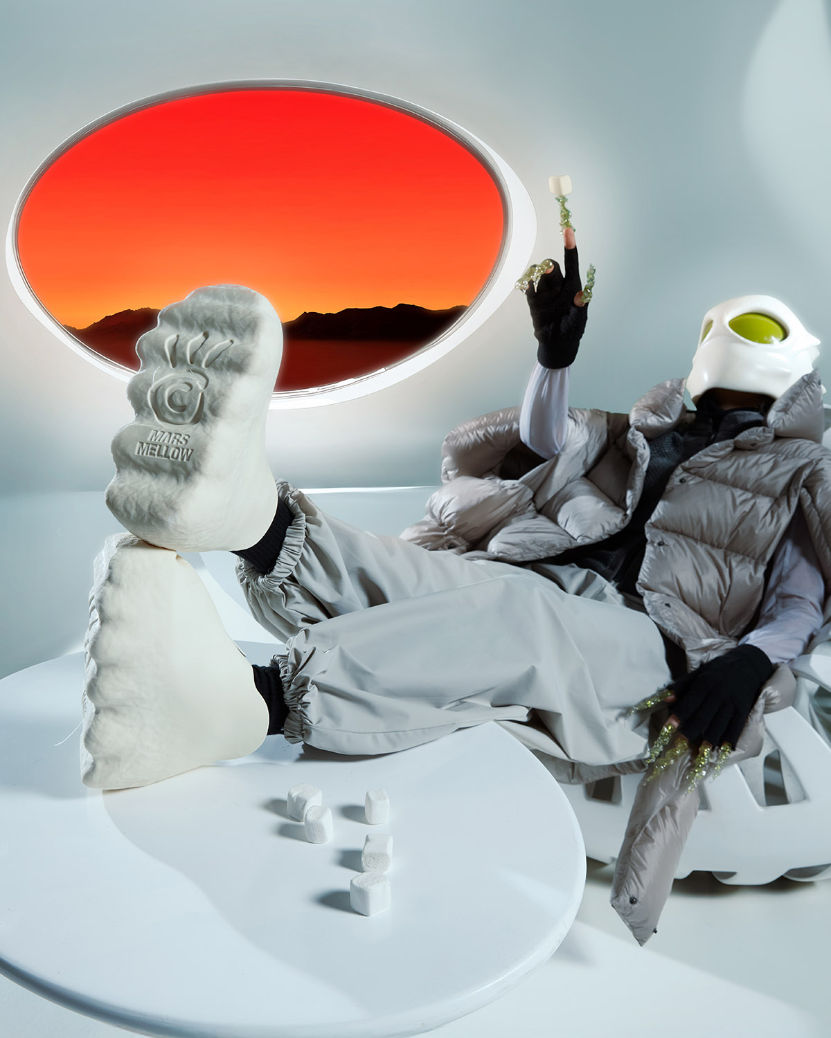 CRO和Zellerfeld合作推出未来派MARS MELLOW 3D打印鞋