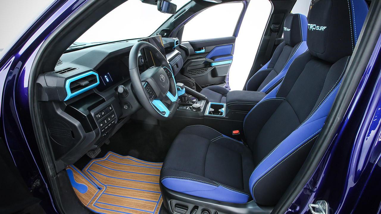 丰田在2024年SEMA展会上推出配备3D打印可拆卸顶篷的4Runner TRD Surf 概念车