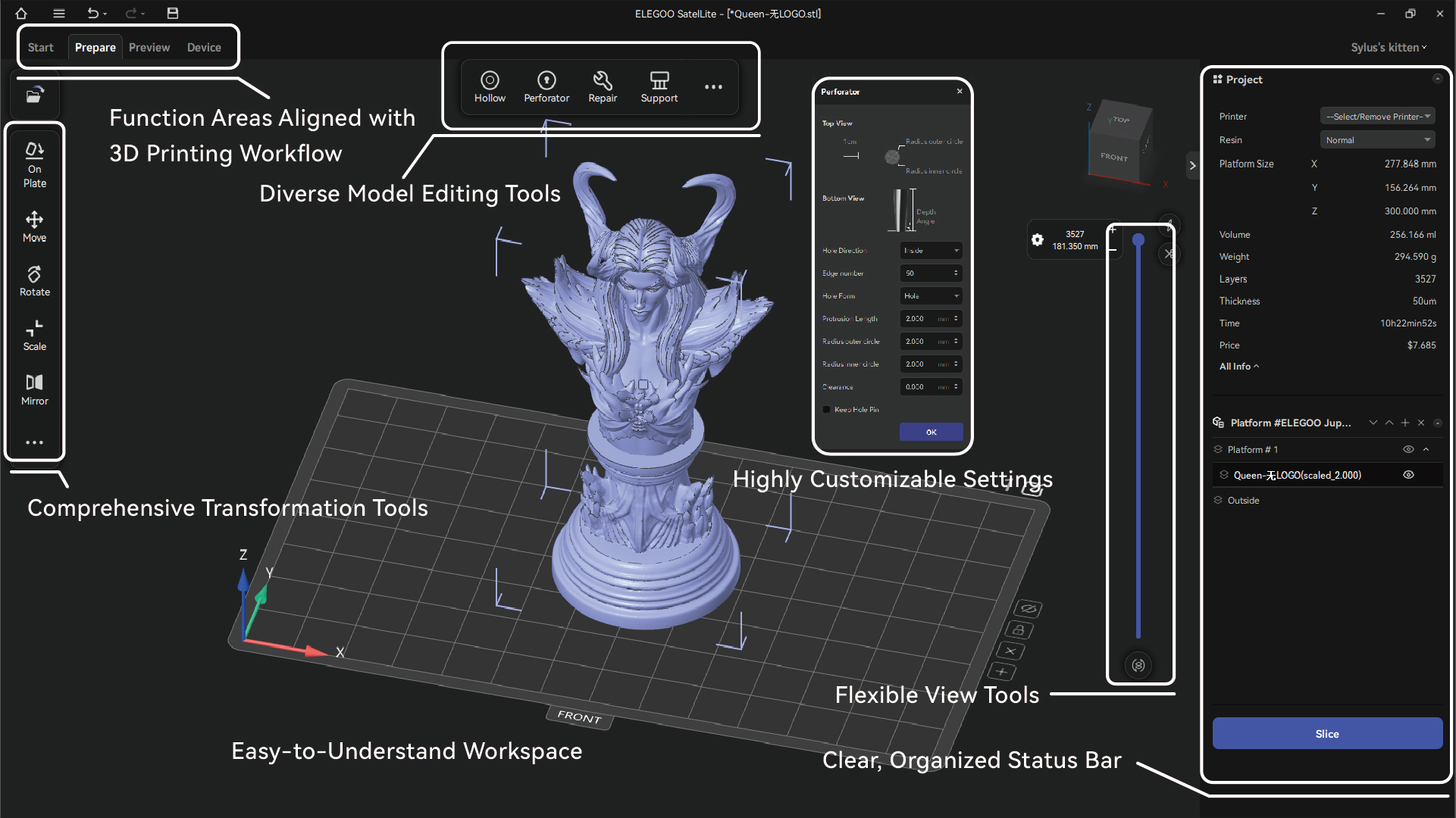 Elegoo在Formnext 2024上推出其首款LCD光固化切片软件Elegoo SatelLite