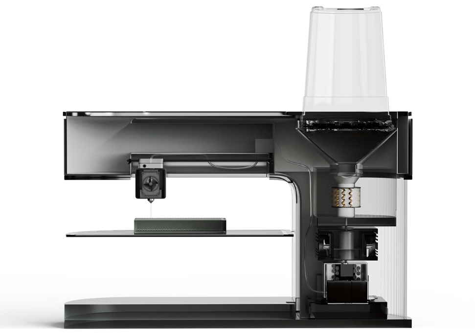 Loop概念3D打印机：将塑料杯回收制成细丝进行3D打印