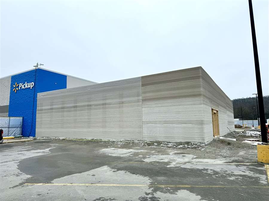 Alquist 3D完成沃尔玛的第二个混凝土3D打印项目5,000平方英尺的扩建空间