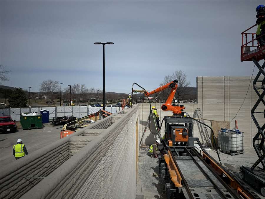 Alquist 3D完成沃尔玛的第二个混凝土3D打印项目5,000平方英尺的扩建空间