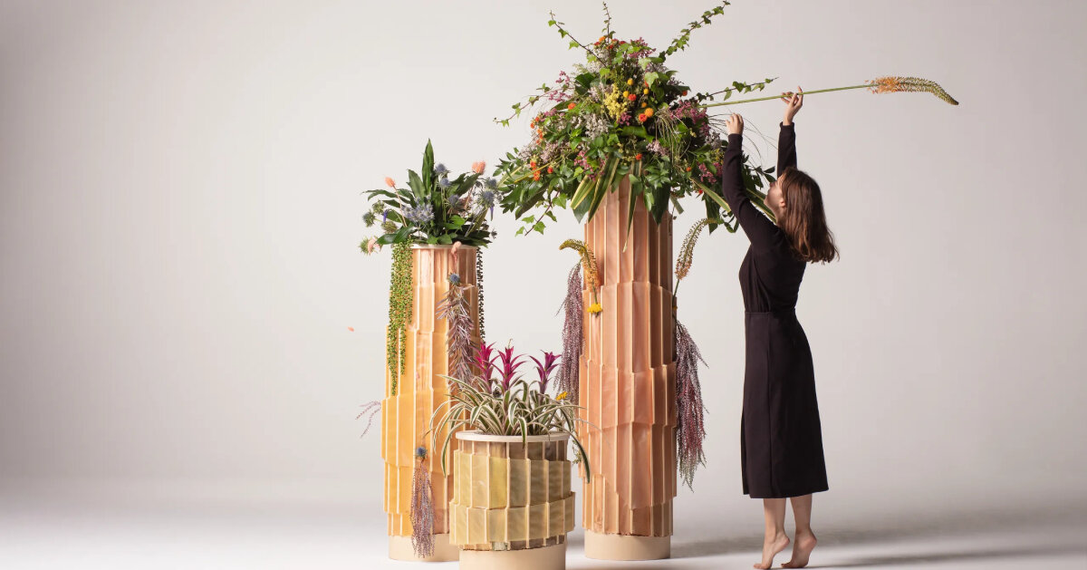 埃尔乌拉艺术节展示了Arts Alula全新系列可生物降解的3D打印花盆