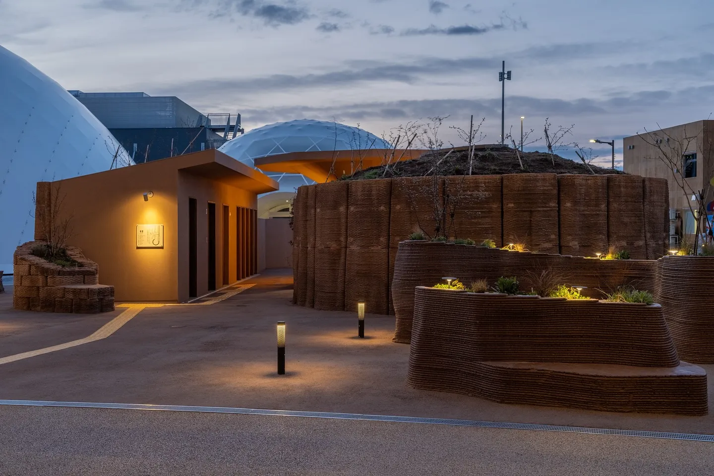 日本3D打印可生物降解休息区亮相2025年大阪世博会