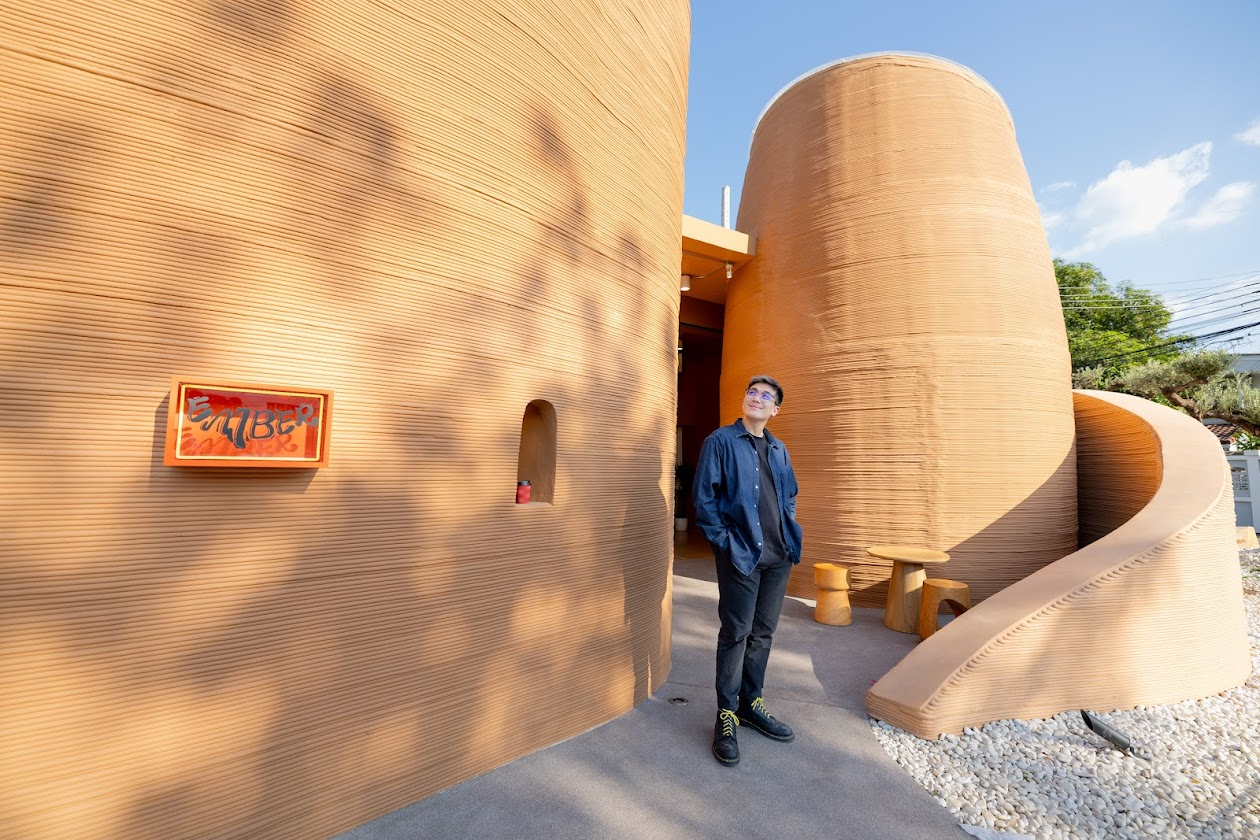 Ember Cafe & Wine将自然风格的建筑与SCG 3D打印结构相结合重塑自然形态