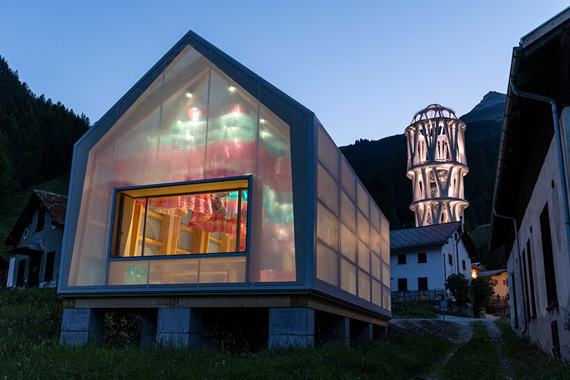 苏黎世联邦理工学院为瑞士冰淇淋店3D打印再生塑料结构