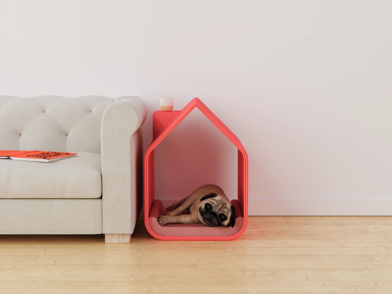 设计师Liam de la Bedoyere利用3D打印技术打造双用途宠物家具