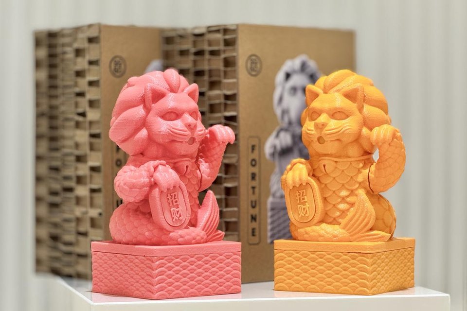 新加坡初创公司Unigons利用回收塑料瓶打造限量版3D打印收藏品