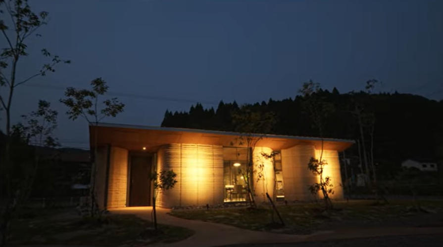 日本公司利用土壤基材料3D打印房屋 Lib Earth House Model B